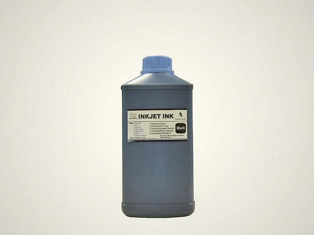 1 Liter 1000ml Refill Bulk Black Ink for HP all Printers Cartridge