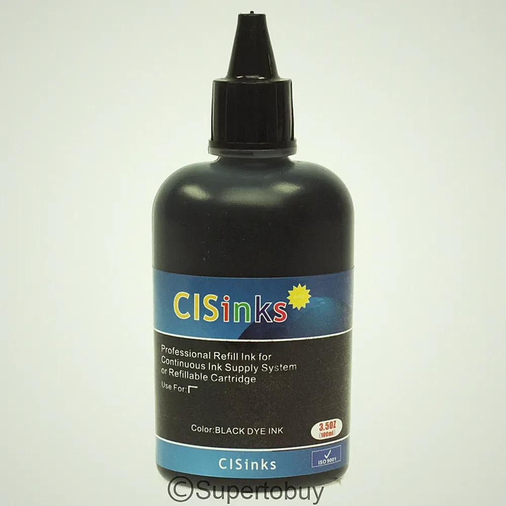 100 ML Black REFILL INK alternative for Workforce 40 500 600 610 CISS CIS
