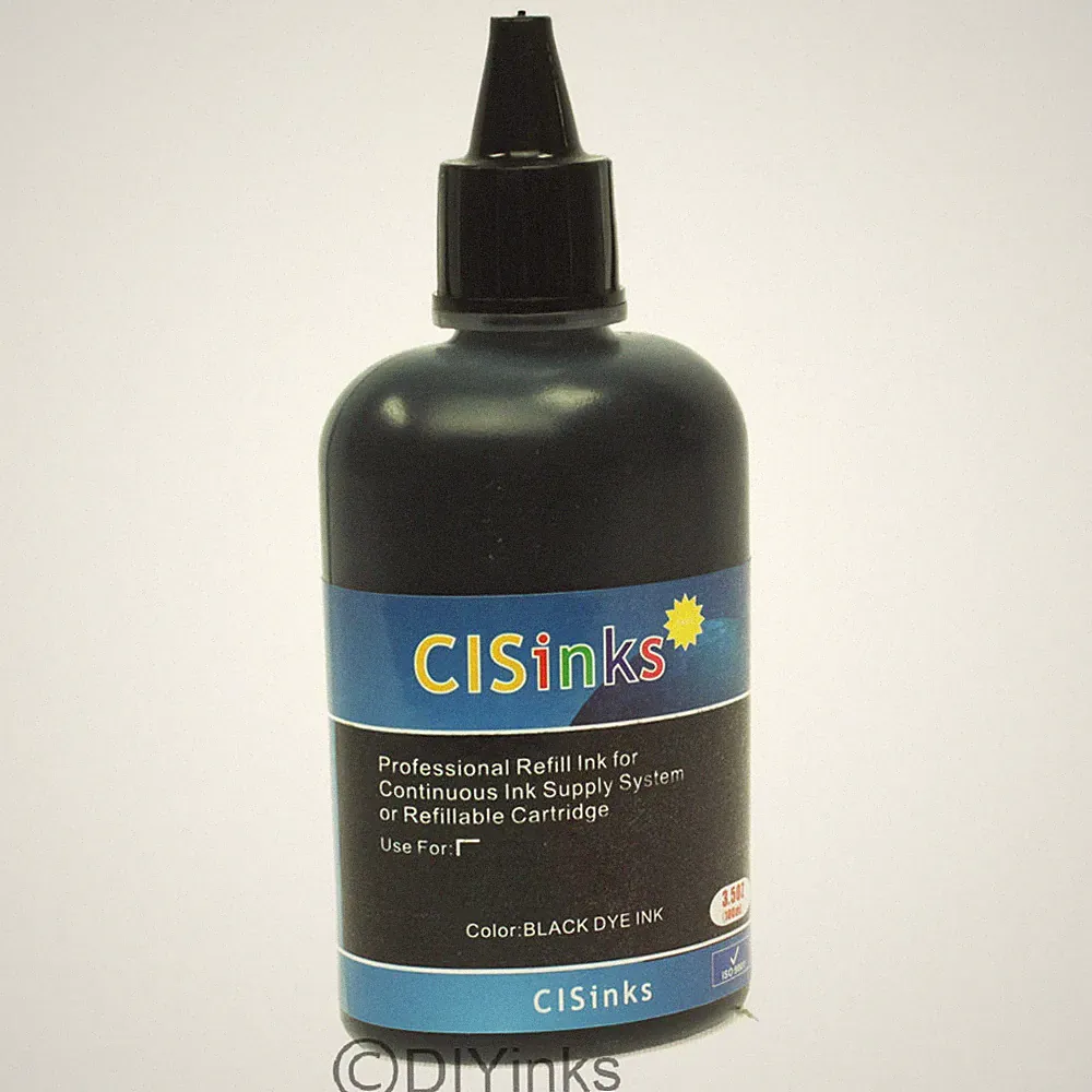 100ML Black Universal Dye Bulk Refill INK For NON-OEM Hp
