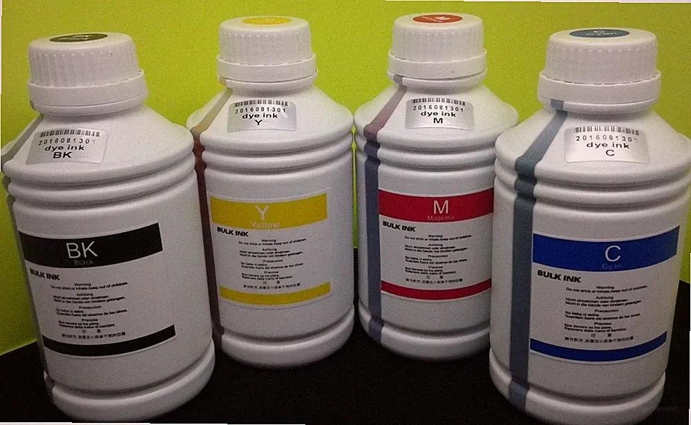 4 x 250ml Refill Bulk Dye Ink compatible for HP Canon Dell Brother Epson 1000ml