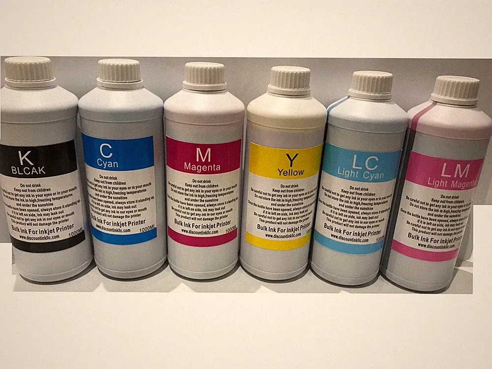 6x1000ml Liter Refill bulk Ink for Epson 79 1400 1410 CIS 6x34oz CISS