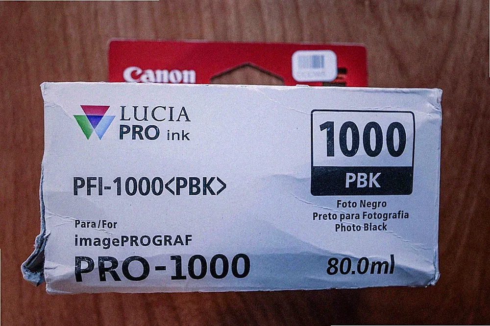 Canon PFI-1000 PBK LUCIA PRO Ink; Photo Black Canon Ink, 80ml