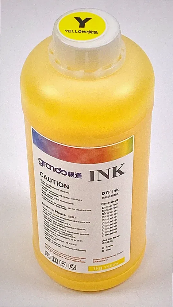 DTF Ink Yellow 1000ml for Direct to Film Printing Premium Quality